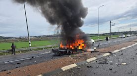 פיצוץ הרכב, צילום: דוברות מדא